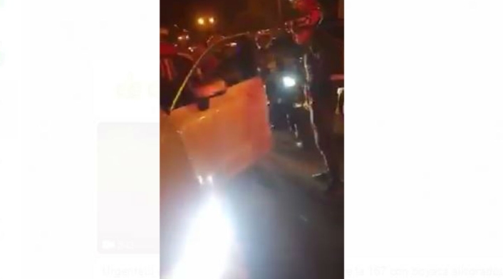 Accidente en la Avenida Boyacá