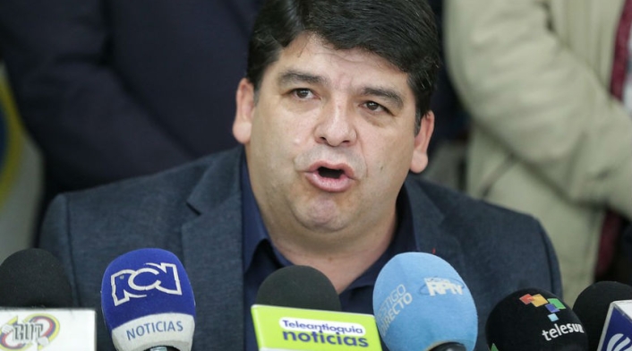 Nelson Alarcón, presidente de Fecode