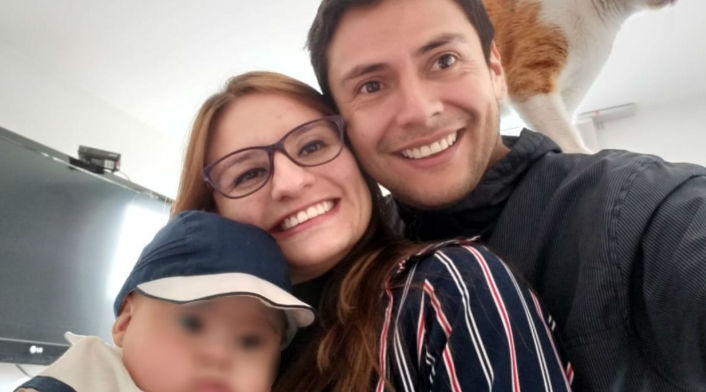 Padres de niño con Síndrome de Down