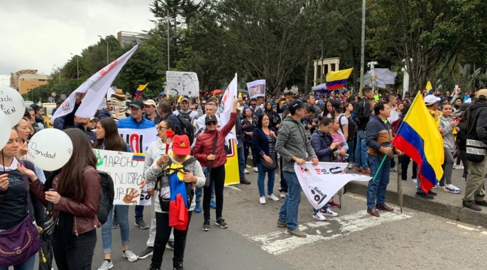 En el Parque Nacional ha cientos de personas.