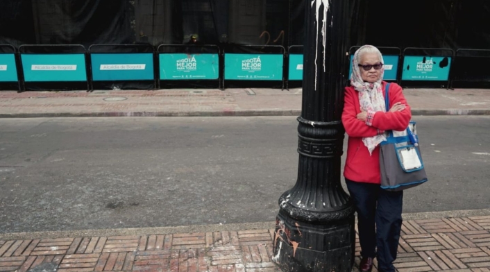 Hasta abuelitas han llegado a la Plaza de Bolívar.