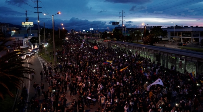 Paro nacional -bloqueos Autopista Norte