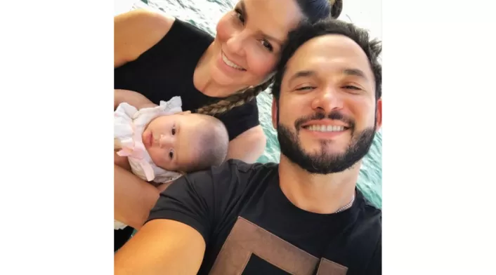 Paula Andrea Betancur y su esposo Luis Miguel Zabaleta