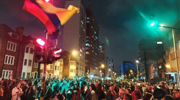 Protesta parque de los Hippies