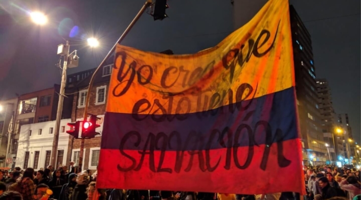 Protesta parque de los Hippies