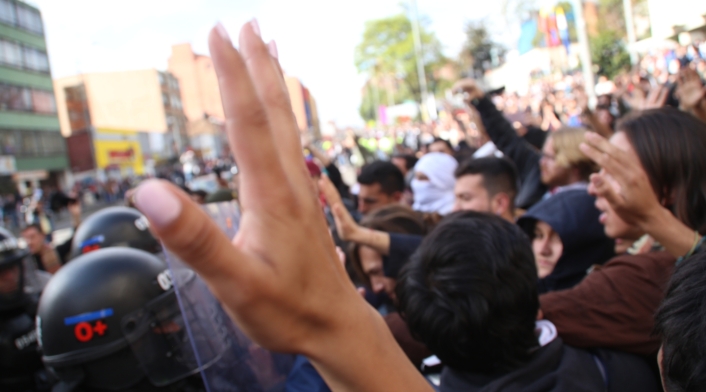 Protestas en la Universidad Distrital Protestas en la Universidad Distrital
