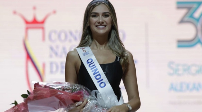 María Fernanda Aristizabal, señorita Quindío 2019, ganó cuerpo sano
