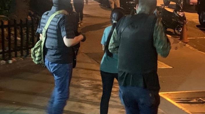 Encapuchados en sede de Guaidó Encapuchados en sede de Guaidó