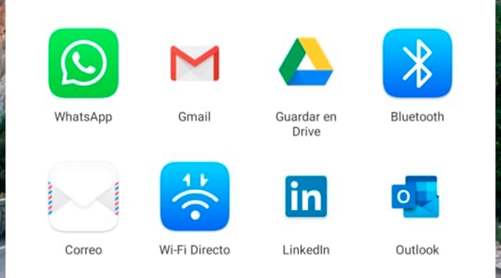 Pasos para compartir chat de WhatsApp