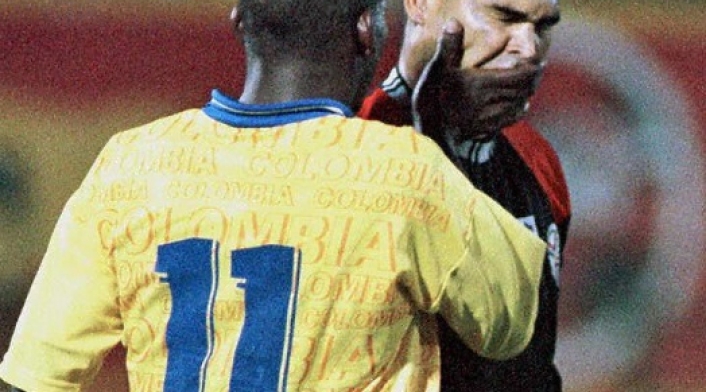 Tino Asprilla y Chilavert