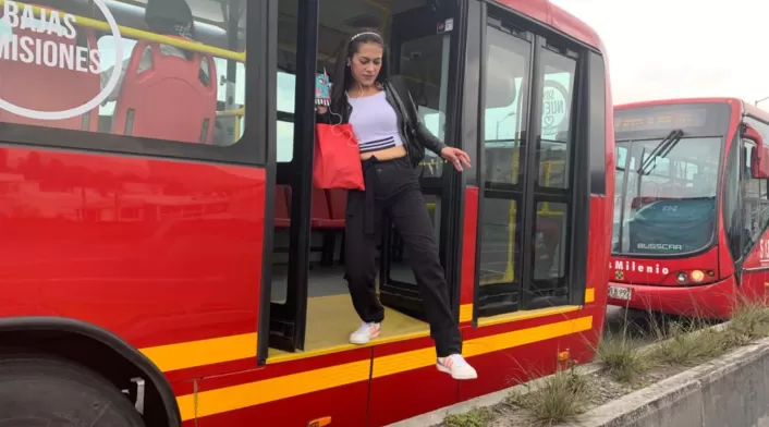 Transmilenio. Paro 21 de noviembre