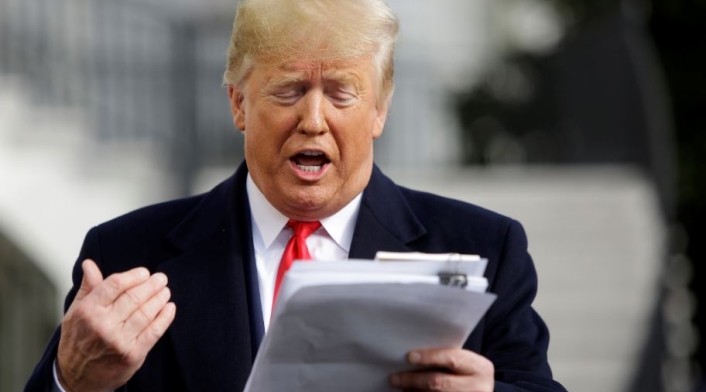 Trump habla sobre las declaraciones de Gordon Sondland