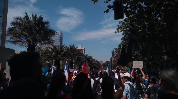 Huelga general en Chile