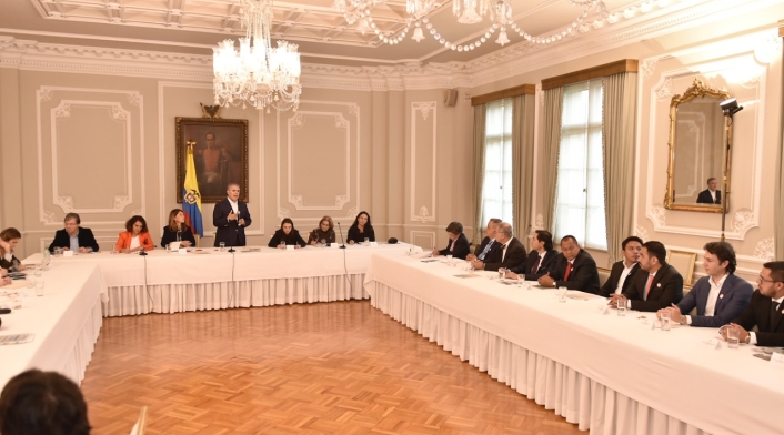 Presidente Iván Duque inicia diálogo nacional con alcaldes y gobernadores electos