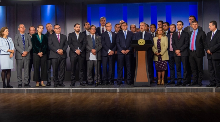 Presidente Iván Duque y Congreso acuerdan reforma tributaria.