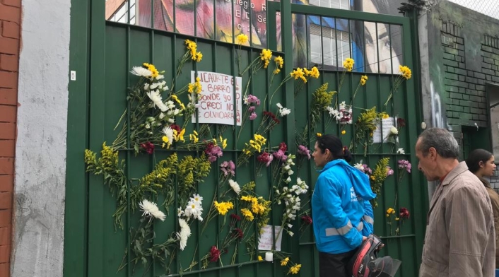 Este es el colegio donde estudiaba el joven Dilan Cruz