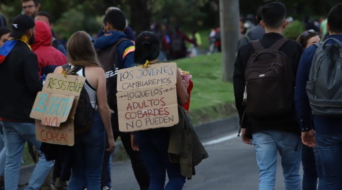 Marchas en Bogotá Marchas en Bogotá