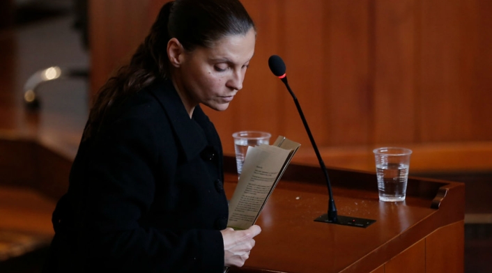 Zulema Jattin ante la Corte Suprema de Justicia. Zulema Jattin ante la Corte Suprema de Justicia.