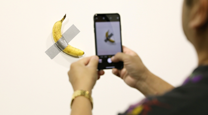 Banana del artista David Datuma