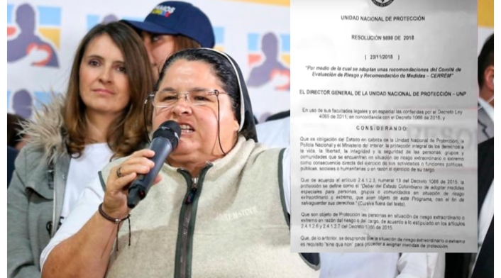 La monja Adriana Torres.
