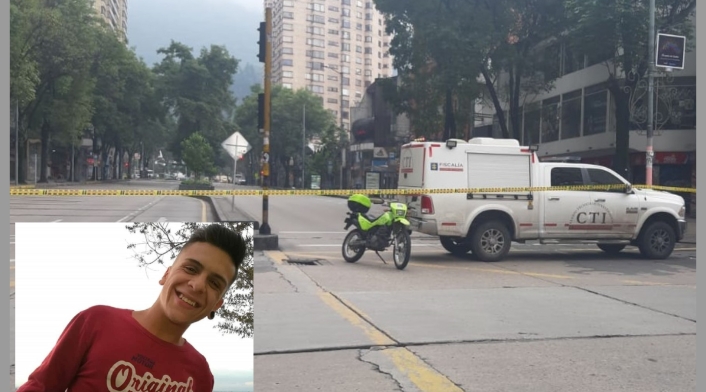 Escena muerte Dilan Cruz Escena muerte Dilan Cruz