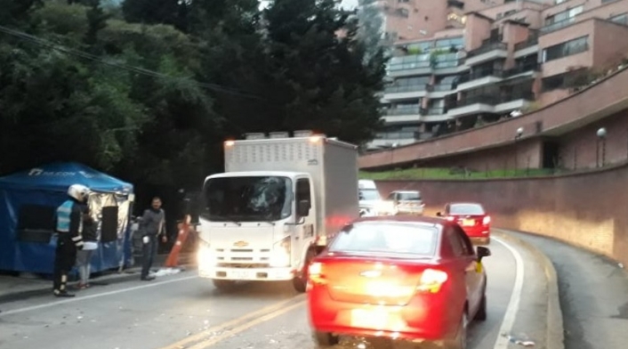 Accidente en La Calera
