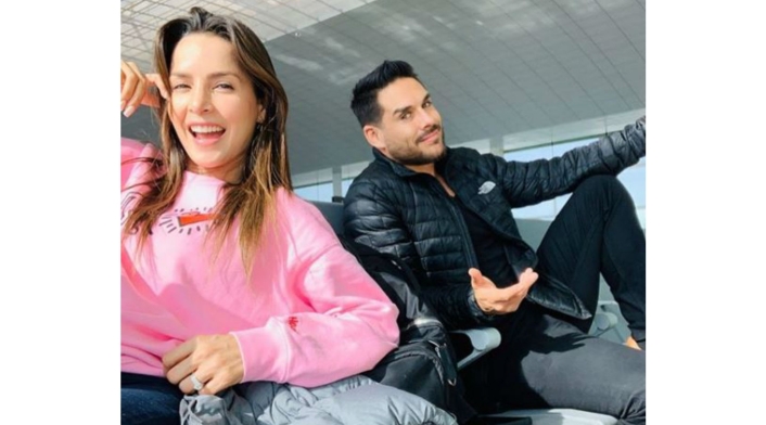 Carmen Villalobos y Sebastián Caicedo