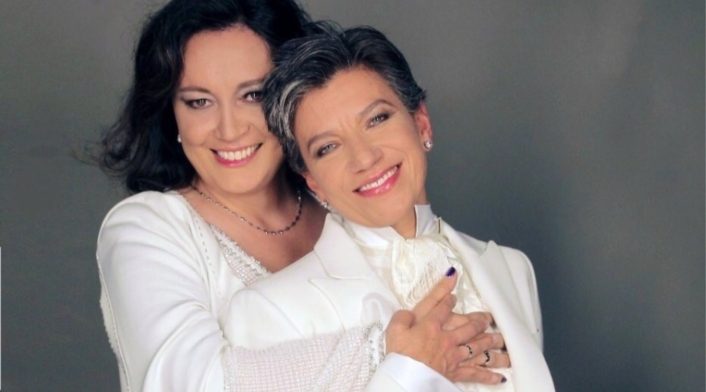 Claudia López y Angélica Lozano se casan