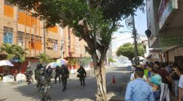 Disturbios en el centro de Cúcuta