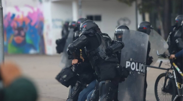 Disturbios Universidad Nacional 10 de diciembre de 2019