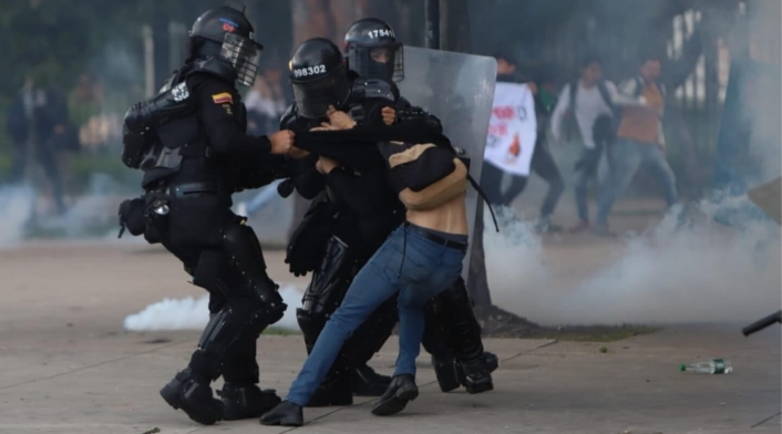 Disturbios Universidad Nacional 10 de diciembre de 2019