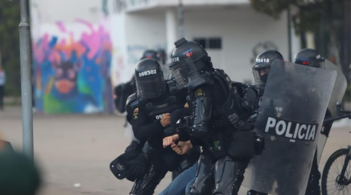 Disturbios Universidad Nacional 10 de diciembre de 2019