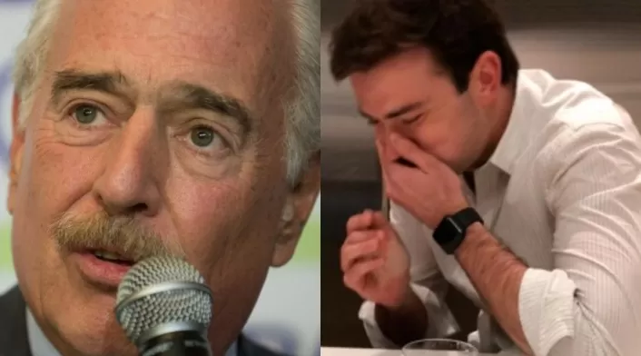 Esteban Santos se burló de comentario de Andrés Pastrana