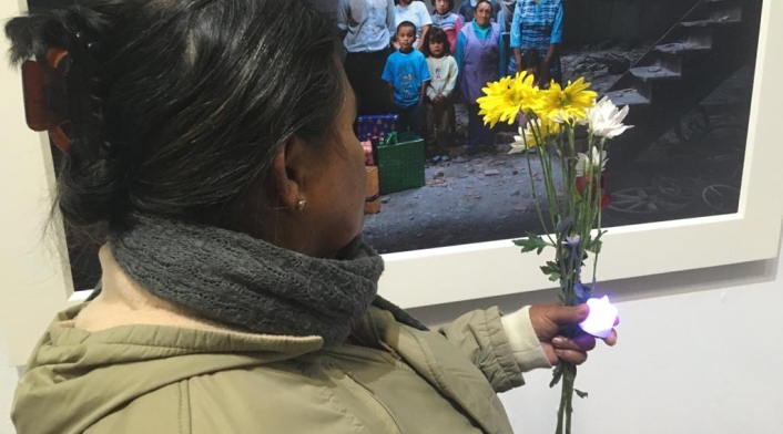 Familiares de víctimas de la violencia en el Meta