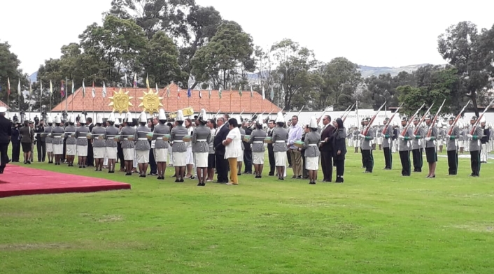 Ceremonia Escuela General Santander