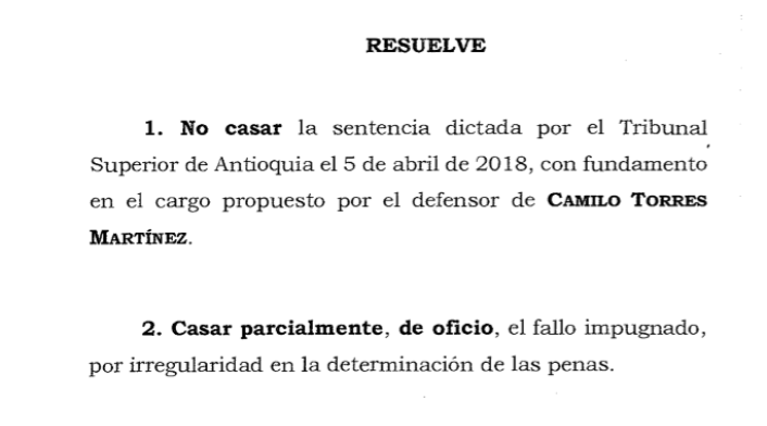 FALLO CONTRA FRITANGA