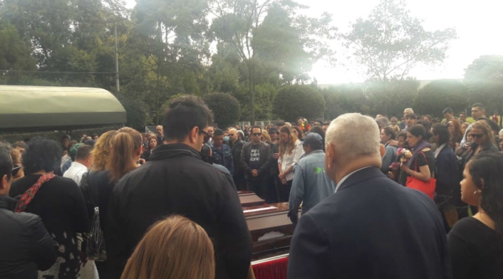 Entierro de Nathalia Jiménez y Rodrigo Monsalve Entierro de Nathalia Jiménez y Rodrigo Monsalve
