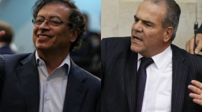 Gustavo Petro y Carlos Felipe Mejía Gustavo Petro y Carlos Felipe Mejía