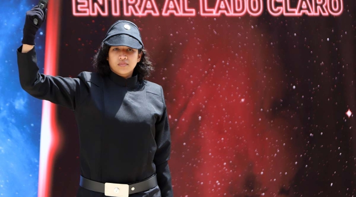 Fans de 'Star Wars Colombia' caracterizados como los personajes de la saga