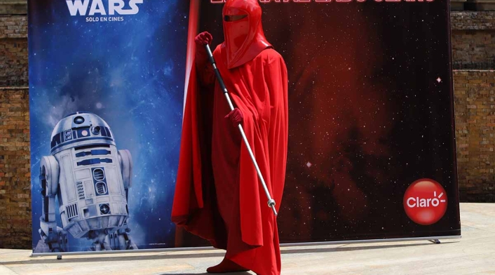 Fans de 'Star Wars Colombia' caracterizados como los personajes de la saga