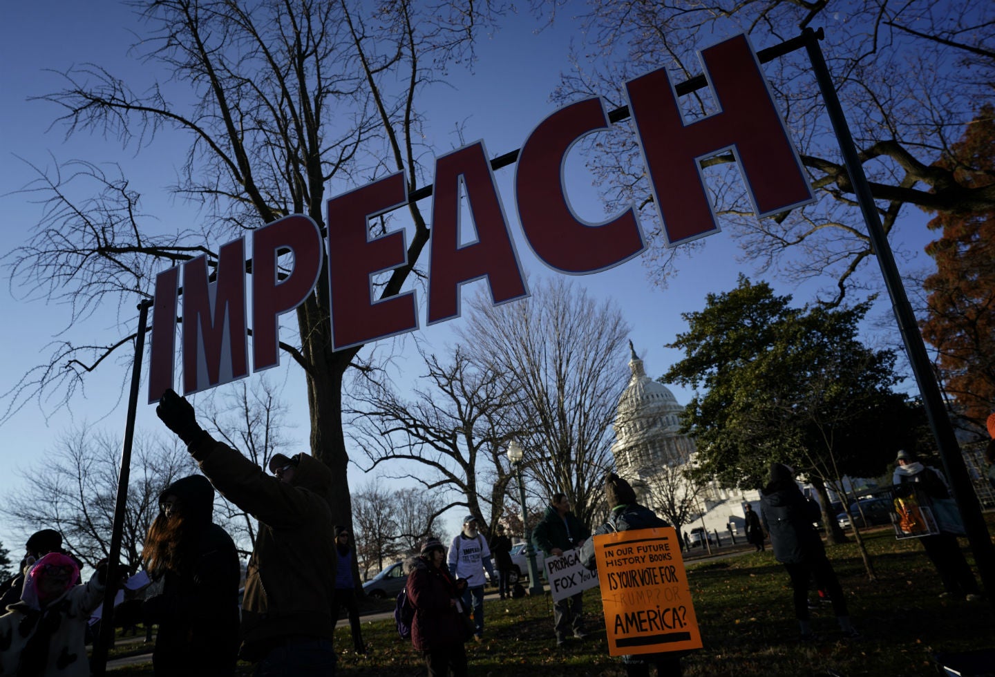 Apoyo a juicio político contra Trump