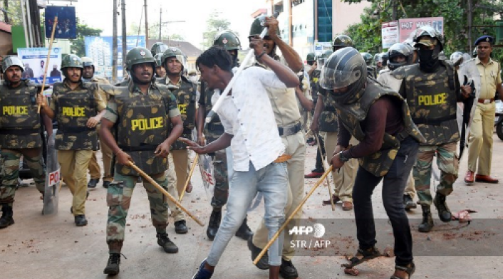 Manifestaciones en la India