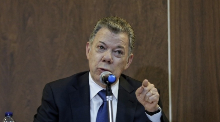 Juan Manuel Santos en el CNE Juan Manuel Santos en el CNE