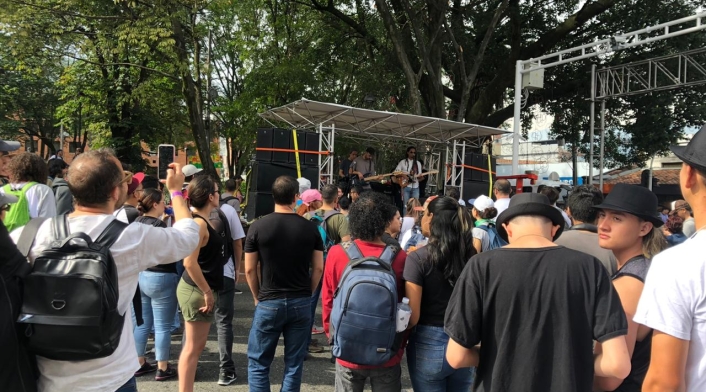 Jornada de marchas en Medellín