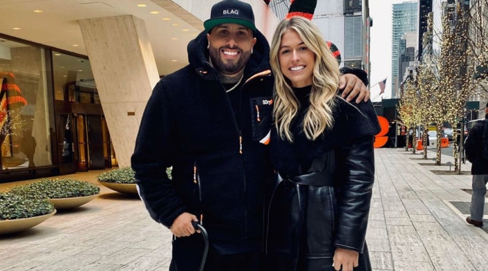 Nicky Jam y su novia Cydney Moreau