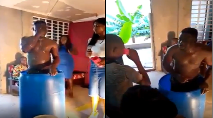 Pastor hizo tomar a sus creyentes el agua donde se baño