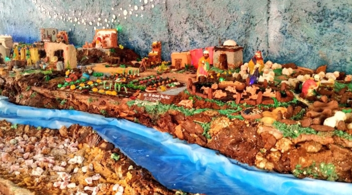El pesebre puede ser visitado en Floridablanca.