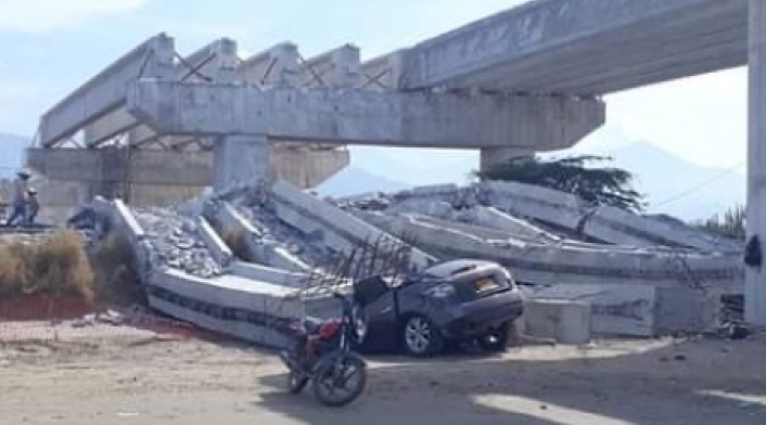 Desplome puente Ciénaga.