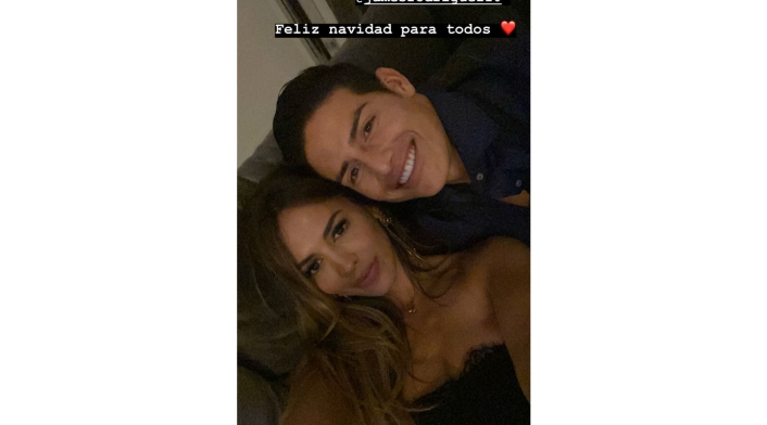 James Rodríguez y Shannon de Lima en Navidad 2019