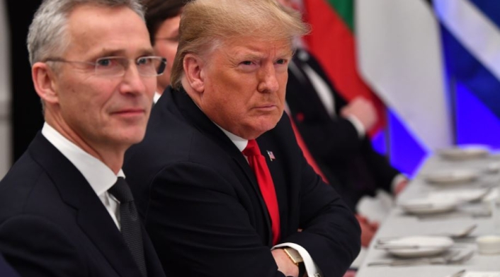 Donald Trump en la cumbre de la OTAN